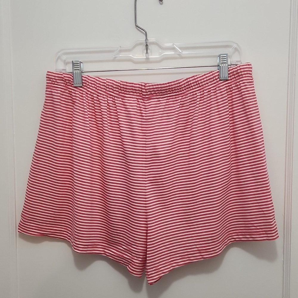 NWT La Vie en Rose Short Sleeve Striped Women's Two Piece Pajama Set Size Medium - Picture 10 of 11